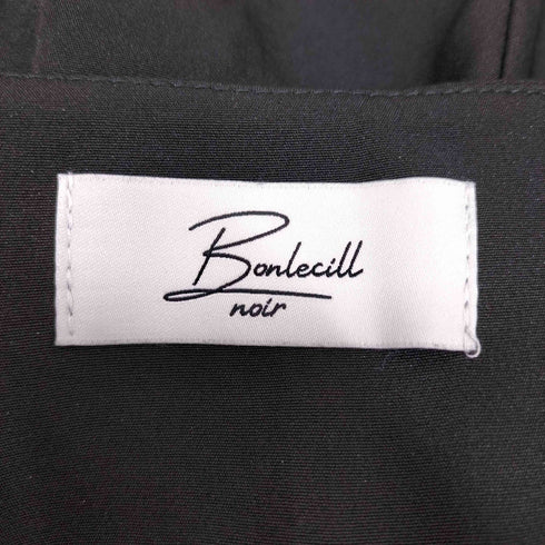 ボンルシール BONLECILL noir リボン 装飾 ボレロ コンビネゾン セットアップ レディース S-M