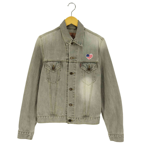 リーバイス Levis 00s チュニジア製 ボタン裏3 ユーロリーバイス 70500-04 フロントワッペン デニムジャケット トラッカージャケット メンズ import:M