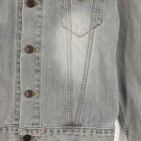 リーバイス Levis 00s チュニジア製 ボタン裏3 ユーロリーバイス 70500-04 フロントワッペン デニムジャケット トラッカージャケット メンズ import:M