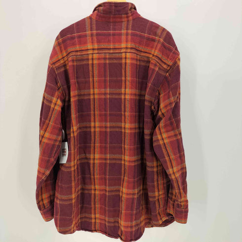 セントジョンズベイ STJOHNS BAY 00S レザータグ インド綿 チェック ネルシャツ メンズ import:XXL
