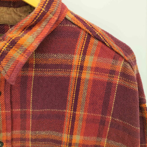 セントジョンズベイ STJOHNS BAY 00S レザータグ インド綿 チェック ネルシャツ メンズ import:XXL