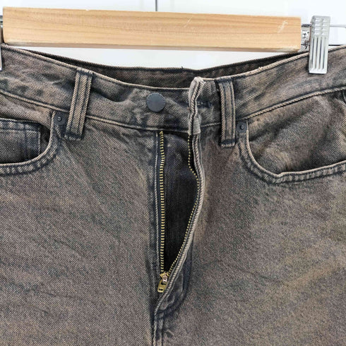 ジーユー GU ワイドレッグ デニムパンツ メンズ JPN:S