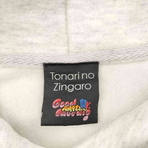 Tonari no Zingaro 刺繍プルオーバーパーカー メンズ FREE