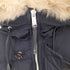 ディースクエアード DSQUARED2 CROPPED FUR PUFFER BLOUSON N-2B型 ファー付き フーデッド ダウンジャケット メンズ US:40