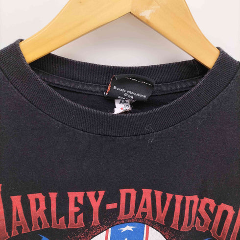 ハーレーダビッドソン HARLEY-DAVIDSON スカルプリント S/S クルーネック Tシャツ メンズ