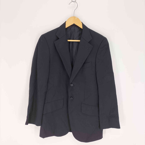 ポールスミス Paul Smith LESSONA社 ウール 2B テーラードジャケット センタープレス 裾ダブル スラックス パンツ スーツ セットアップ メンズ S