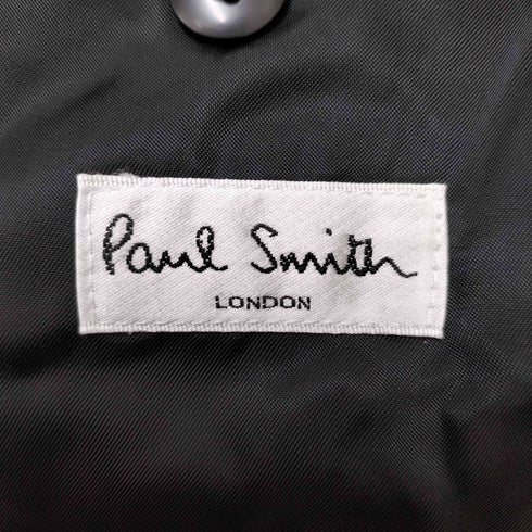 ポールスミス Paul Smith LESSONA社 ウール 2B テーラードジャケット センタープレス 裾ダブル スラックス パンツ スーツ セットアップ メンズ S