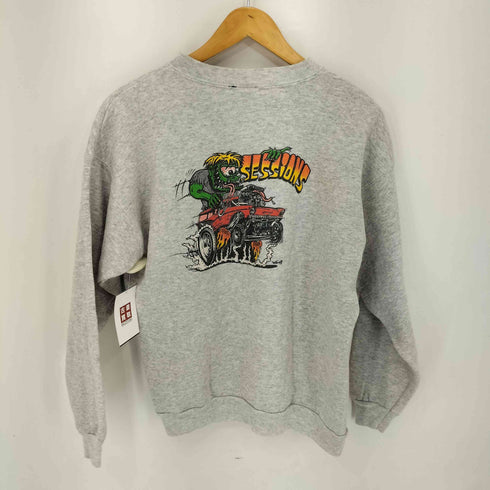 SESSIONS バックプリント スウェット メンズ import:M