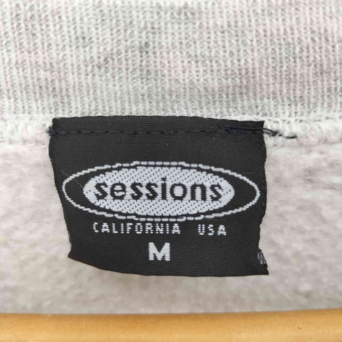 SESSIONS バックプリント スウェット メンズ import:M