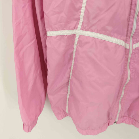 クレージュ courreges 11SS 袖 2WAY 変形 裏地メッシュ ウインドブレーカー SPORT FUTUR ラインテープ パッカブルフード レディース EUR:40