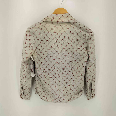 ヴィヴィアンウエストウッドレッドレーベル Vivienne Westwood RED LABEL オーブプリント 変形 ボウタイ ブラウス レディース JPN:1