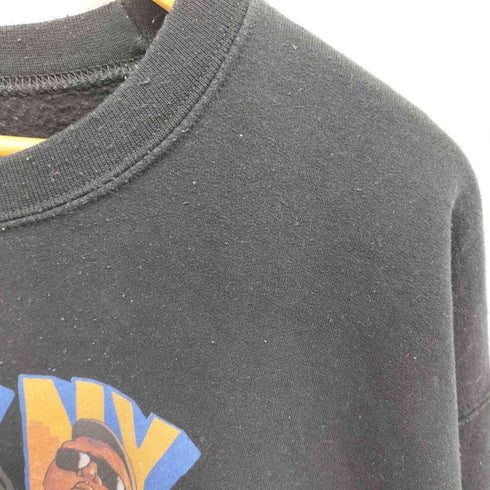 RAP ATTACK NY CREW SWEATSHIRT ヒップホップ プリント 裏起毛 クルーネックスウェット メンズ import:L