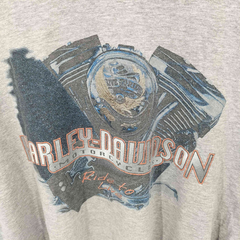 ハーレーダビッドソン HARLEY-DAVIDSON 90S ©1998 USA製 両面プリント カットオフ タンクトップ レディース XXL