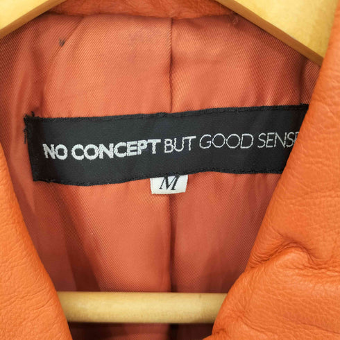 NO CONCEPT BUT GOOD SENSE 牛革 ステンカラー ジャケット メンズ import:M