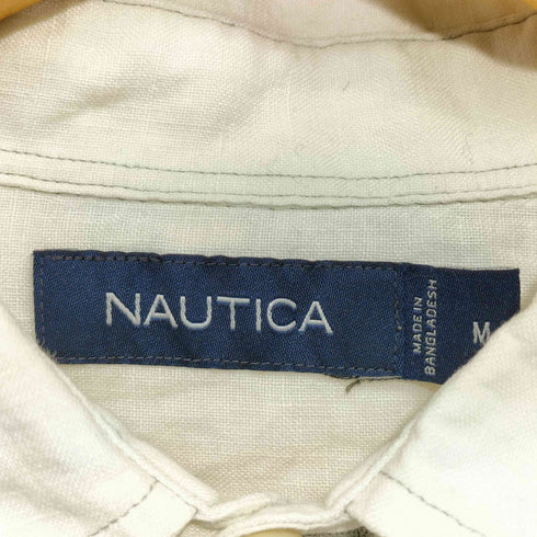 ノーティカ NAUTICA L/Sリネンシャツ メンズ M