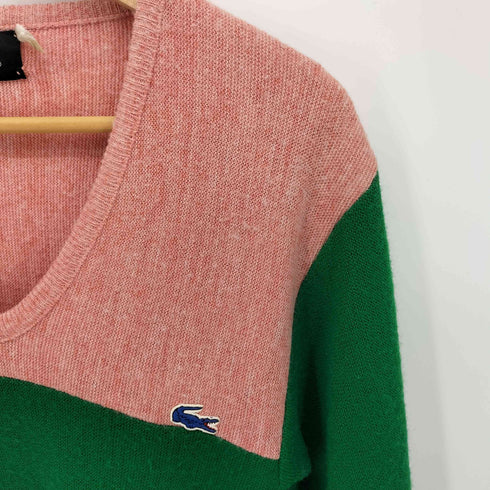 アイゾッド IZOD 70-80S バイカラー Vネック ニットセーター メンズ import:L