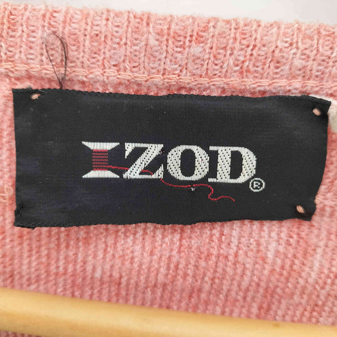 アイゾッド IZOD 70-80S バイカラー Vネック ニットセーター メンズ import:L