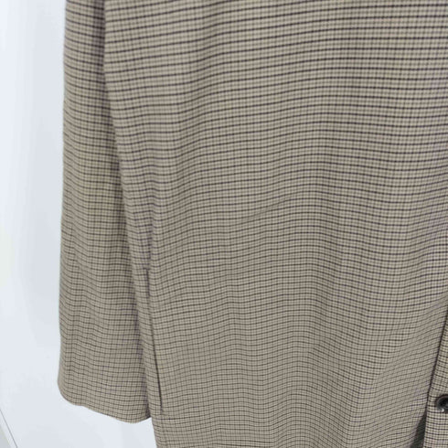 ティーケータケオキクチ tk. TAKEO KIKUCHI 千鳥格子柄 ステンカラー コート メンズ