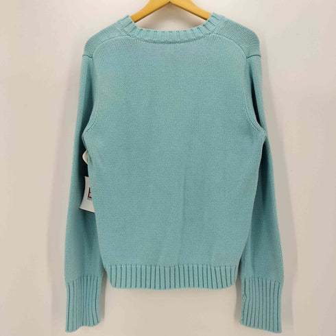 ローレンラルフローレン LAUREN RALPH LAUREN Vネック コットンニット セーター レディース import:XL