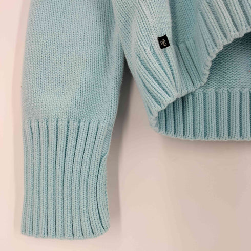 ローレンラルフローレン LAUREN RALPH LAUREN Vネック コットンニット セーター レディース import:XL