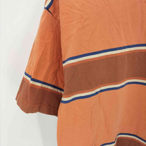 オーシャンパシフィック Ocean Pacific 90S ボーダー クルーネック ポケット Tシャツ メンズ