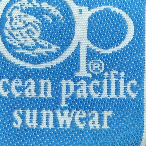 オーシャンパシフィック Ocean Pacific 90S ボーダー クルーネック ポケット Tシャツ メンズ
