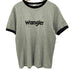 ラングラー Wrangler ロゴプリント ショートスリーブ リンガーTシャツ メンズ import:M