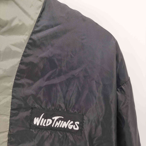 ワイルドシングス WILD THINGS バイカラー フーデッド ナイロンジャケット メンズ import:M