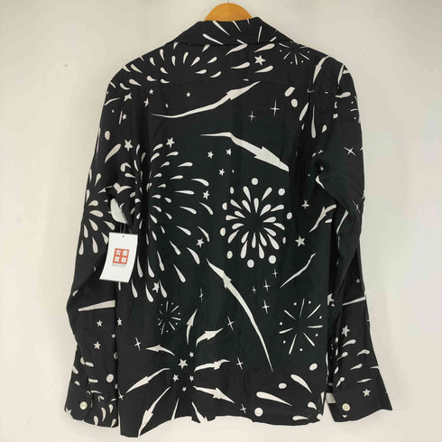 アロハブロッサム Aloha Blossom レーヨン L/S 総柄シャツ 花火柄 メンズ 40