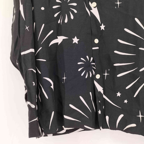 アロハブロッサム Aloha Blossom レーヨン L/S 総柄シャツ 花火柄 メンズ 40