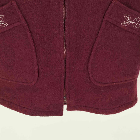 HUDSONS BAY カナダ製 ファーフード ウールジャケット メンズ