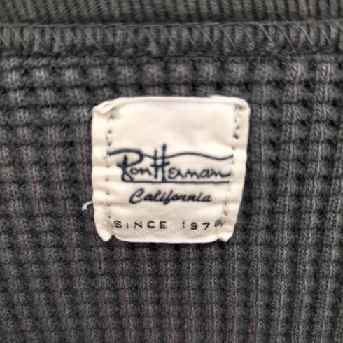 ロンハーマン Ron Herman ダメージ サーマル L/S Tシャツ メンズ