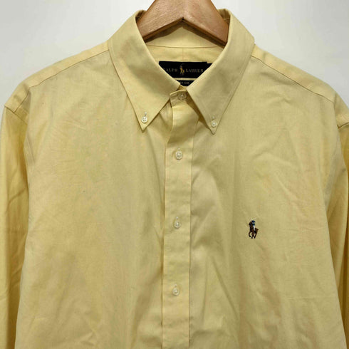 ラルフローレン RALPH LAUREN EASY CARE ボタンダウンL/Sシャツ メンズ 34/35
