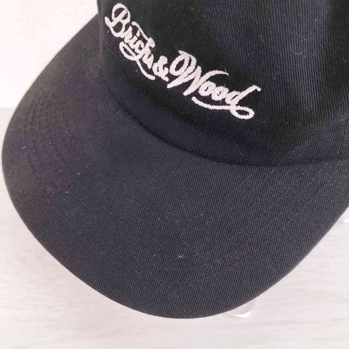 Bricks&Wood × ブリックス アンド ウッド LOGO CAP ロゴ刺繍 6パネル キャップ メンズ