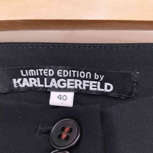 limited edition by karl lagerfeld 1タックワイドパンツ レディース 40