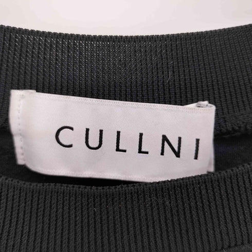 クルニ CULLNI 22SS ロゴ刺繍 クルーネックスウェット メンズ JPN:1
