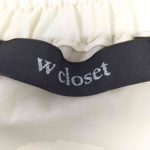 ダブルクローゼット w closet ティアードスカート レディース