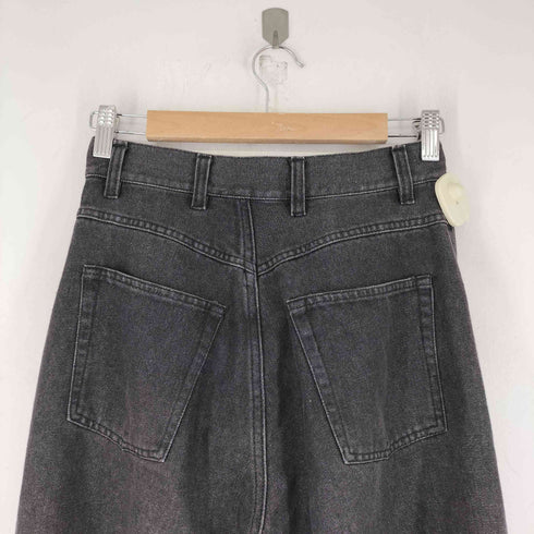 ヘザー Heather カーゴブラックデニムパンツ レディース JPN:S