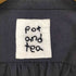 POT AND TEA バンドカラー コットンブラウス domestic レディース L