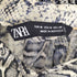 ザラ ZARA 総柄 クロコダイル レース襟 オープン シャツ ブラウス レディース import:M