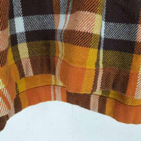 アベイシングエイプ A BATHING APE CHECK HALF ZIP HOODIE SHIRT レディース FREE