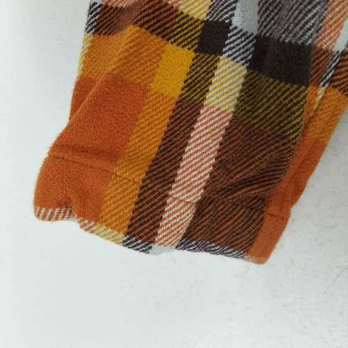 アベイシングエイプ A BATHING APE CHECK HALF ZIP HOODIE SHIRT レディース FREE