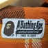 アベイシングエイプ A BATHING APE CHECK HALF ZIP HOODIE SHIRT レディース FREE