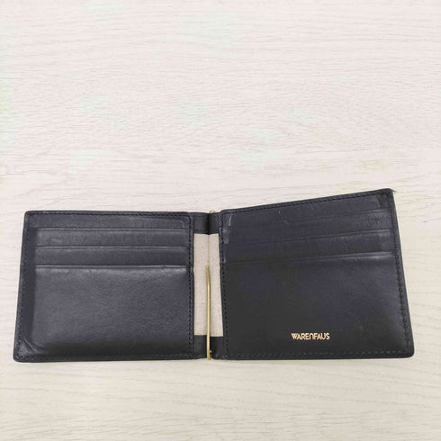 WARENFAUS bill clip wallet black メンズ