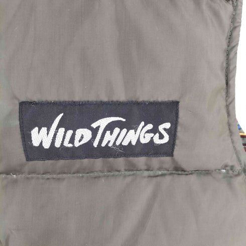 ワイルドシングス WILD THINGS リバーシブル ダウンベスト メンズ import:XS