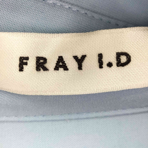 フレイアイディー FRAY I.D 25SS ロゴエンブロイダリー2wayシャツ レディース FREE