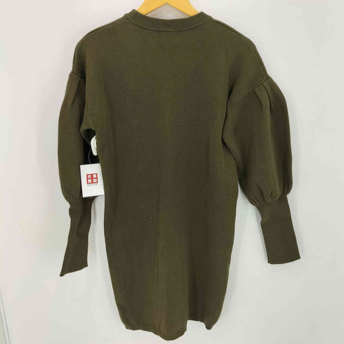アズールバイマウジー AZUL by moussy VOLUME SLEEVE KNIT ONEPIECE レディース FREE