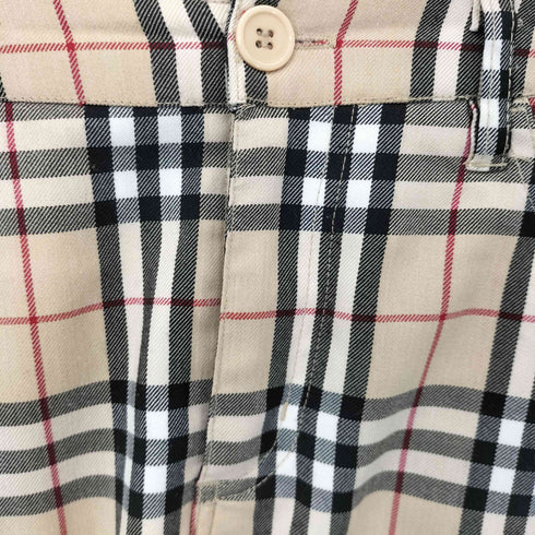 バーバリーロンドン BURBERRY LONDON バックポケット刺繍ロゴ ノバチェックミニスカート レディース