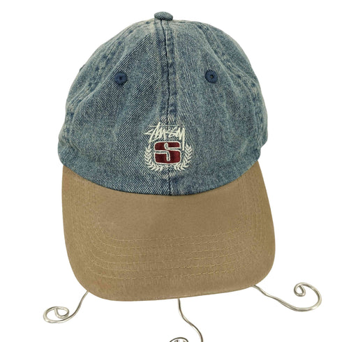 ステューシー Stussy DENIM SUEDE CREST CAP メンズ