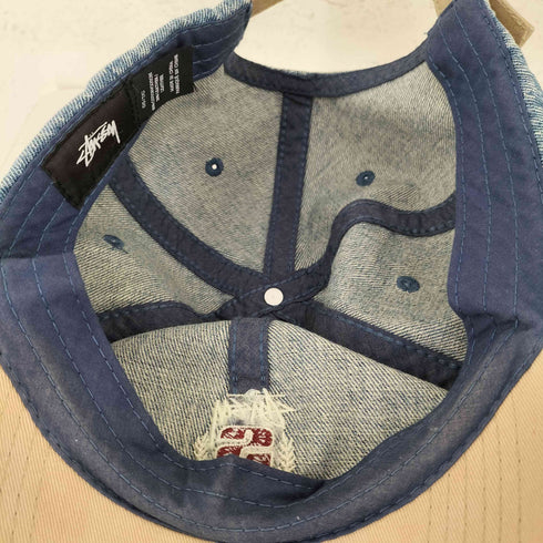 ステューシー Stussy DENIM SUEDE CREST CAP メンズ